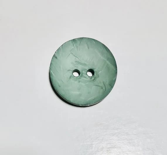 seafoam none - Large Round Dusty Seafoam Polyamid Plastic Button - 45mm /1 3/4 inch - Dill Buttons