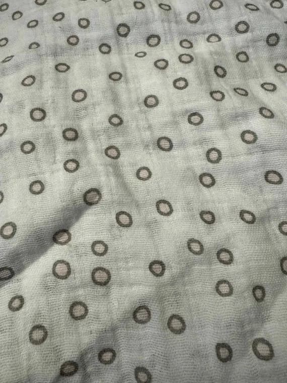 pink cotton fabric - 1/2 yard increments Coin Dot Pink - Shannon Embrace - Cotton Double Gauze Fabric