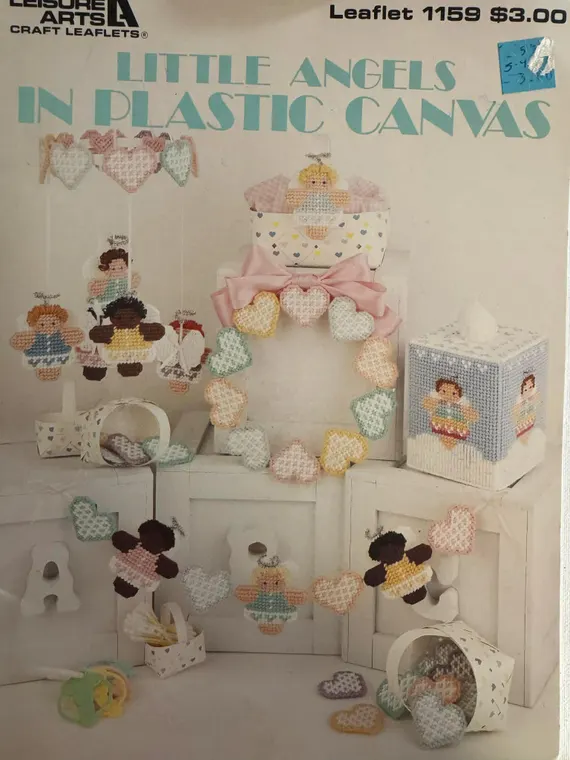 none - Little Angels in Plastic Canvas by Leisure Arts. Leaflet 1159