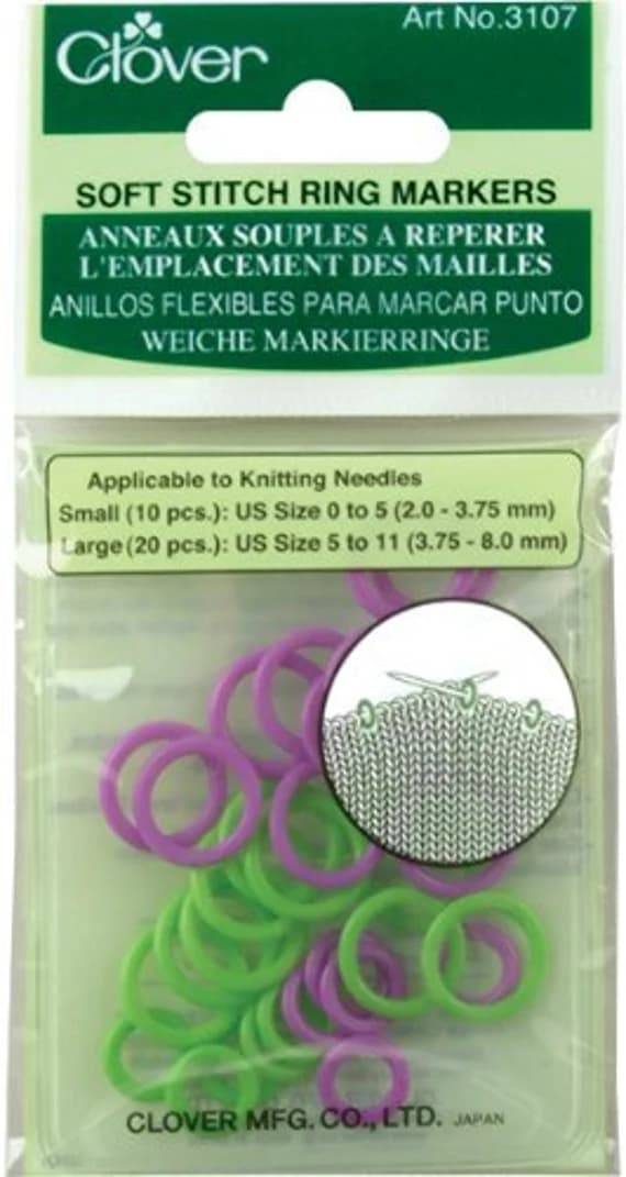 none - Clover Soft Stitch Ring Markers (3107)