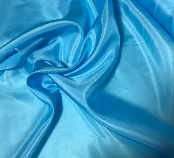 turquoise habotai fabric - BRIGHT TURQUOISE China Silk HABOTAI Fabric