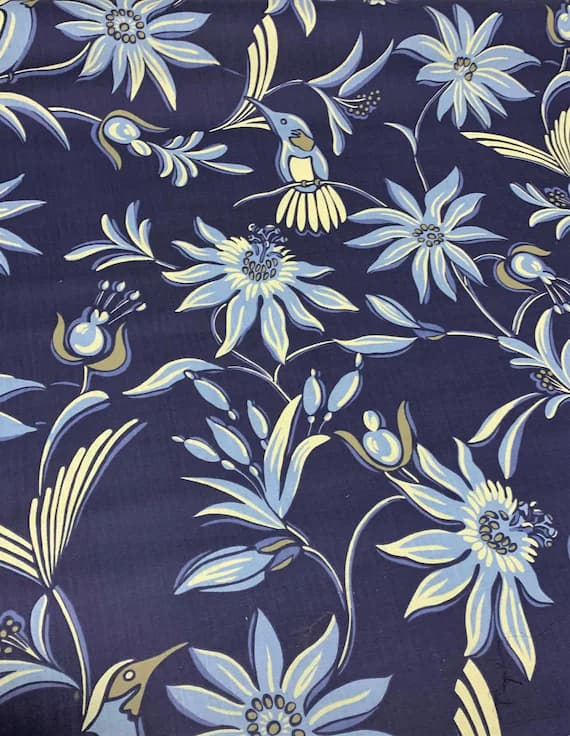 cotton fabric - Halele'a - Hawaiian Cotton/Polyester Fabric by Reyn Spooner