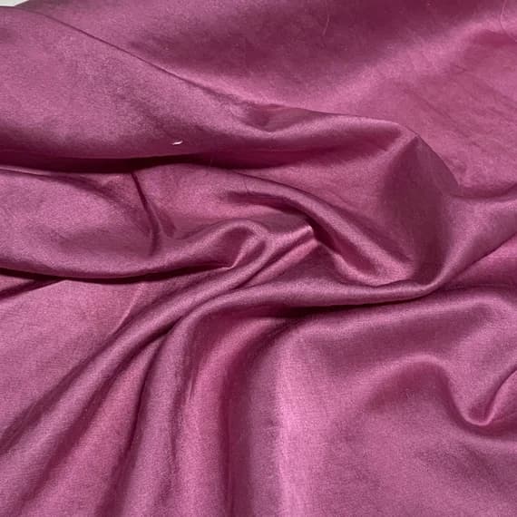 maroon charmeuse fabric - Hand Dyed MAROON - Silk/Cotton Satin Fabric
