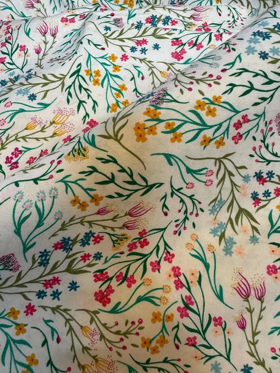 cotton fabric - Windswept Illuminated - The Flower Society - Art Gallery Cotton Fabric