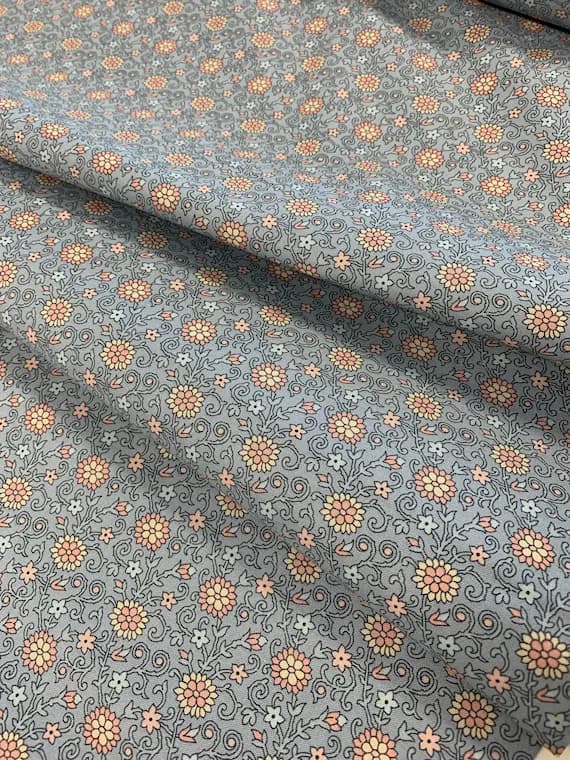 cotton fabric - Manor Park B - The Collector's Home Curiosity Brights - By Liberty Fabrics for Riley Blake - Cotton Fabric