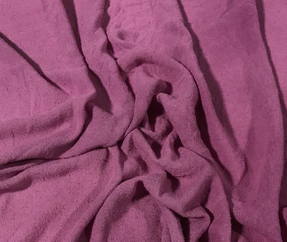 lilac noil fabric - LILAC Hand Dyed Raw Silk Gauze NOIL Fabric