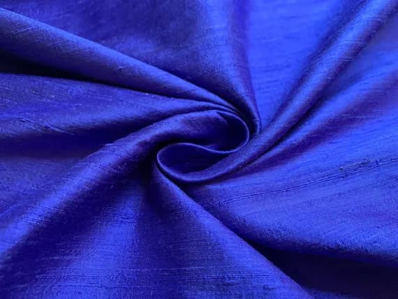 blue dupioni fabric - 1/2 yard increments Violet Purple Blue Silk DUPIONI Fabric