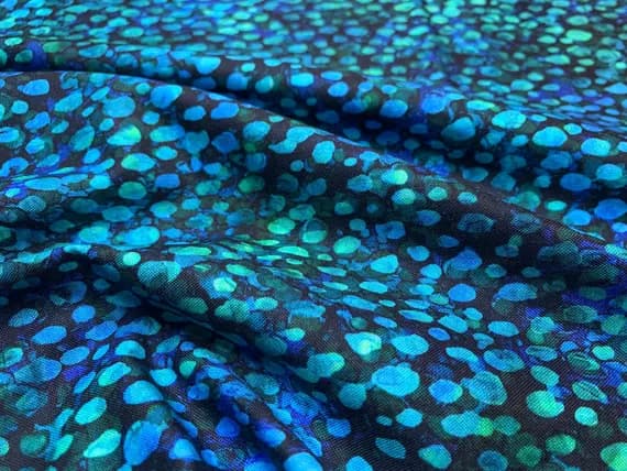 indigo cotton fabric - Allure Indigo - Deborah Edwards for Northcott Cotton Fabric DP26703-46