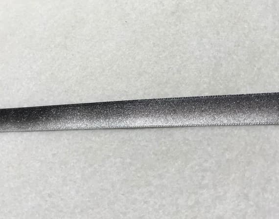 gray none - Black & Gray Ombre Metallic Double Sided Satin Ribbon Trim Made in France 9/16" wide