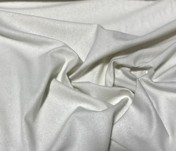 white noil fabric - BRIGHT WHITE Raw Silk NOIL Fabric
