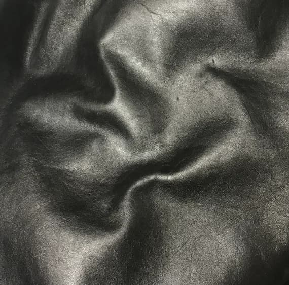 brown leather - METALLIC CHOCOLATE BROWN Cow Hide Leather Hide 4 Square Feet