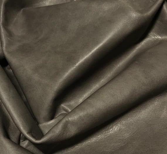 taupe leather - TAUPE BROWN Cow Hide Leather 8"x8" Piece
