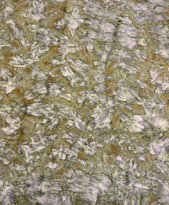 olive cotton fabric - Olive Green & Brown Shadows - Banyan Batik Tone on Tone 100% Cotton Fabric