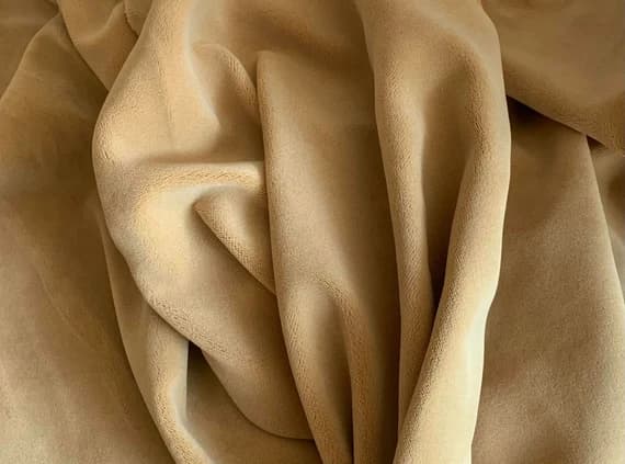 gold velvet fabric - Pale Gold - Upholstery Weight Velvet Fabric