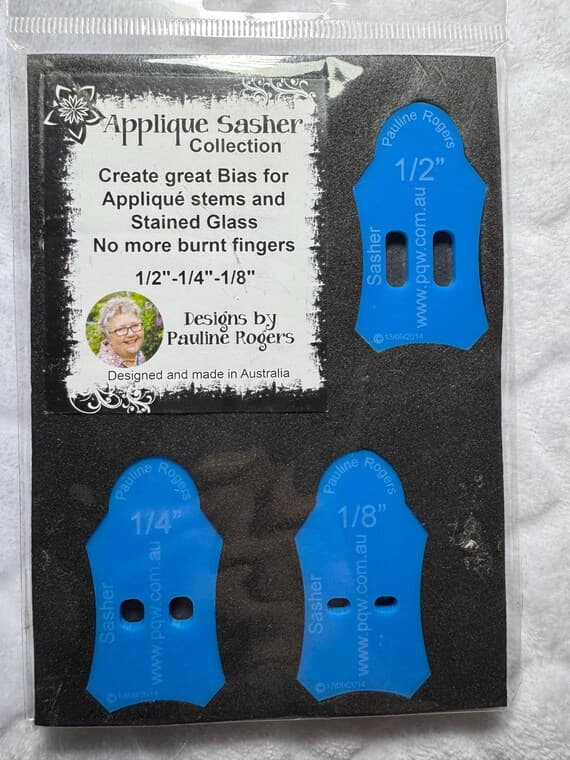 fabric - Applique Sasher Collection 1/2" 1/4" 1/8" by Pauline Rogers