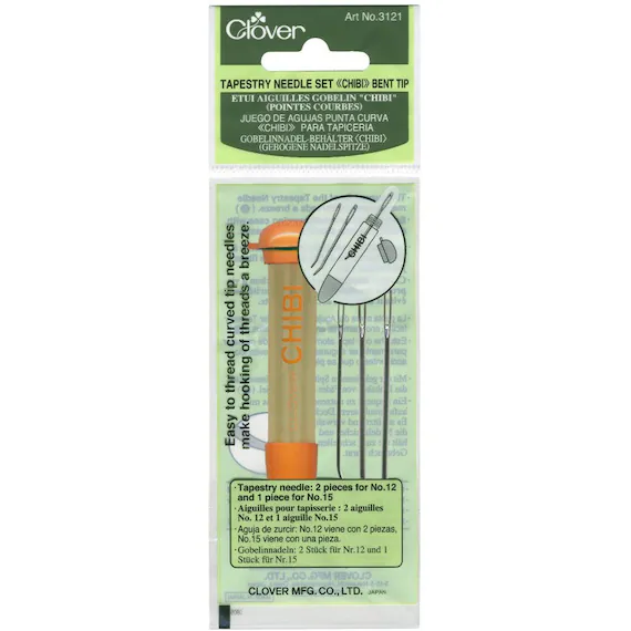none - Chibi Tapestry Needle Set Bent Tip; 3ct