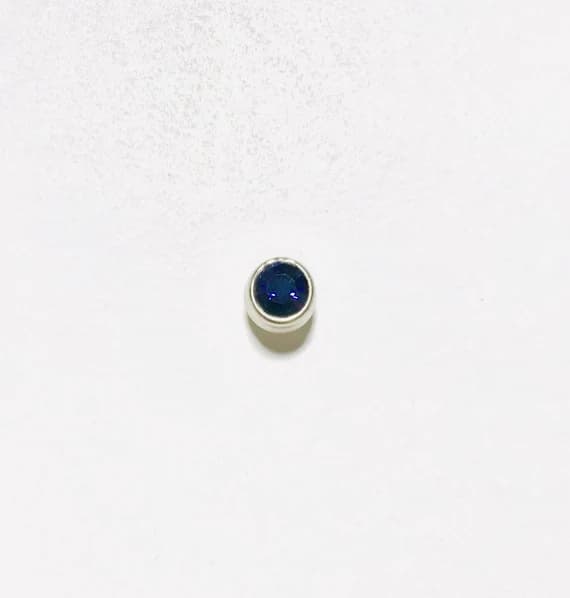 purple none - Purple Rhinestone Plastic Button - Dill Buttons Brand (2 Sizes to Choose From)