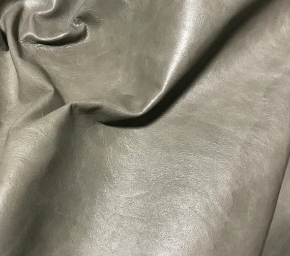 taupe leather - MOTTLED TAUPE Cow Hide Leather Hide 6 Square Feet