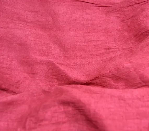 red dupioni fabric - Hand Dyed CRANBERRY RED Silk DUPIONI Fabric