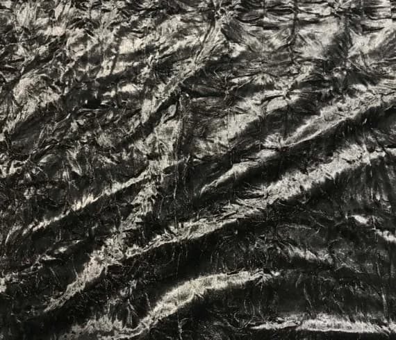 copper velvet fabric - Iridescent Copper/ Brown - Stretch Polyester Crushed Velvet Fabric