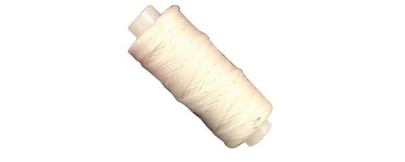 white none - Tandy Leather Waxed Braided Cord 25 yds. (22.9 m) White 11210-05
