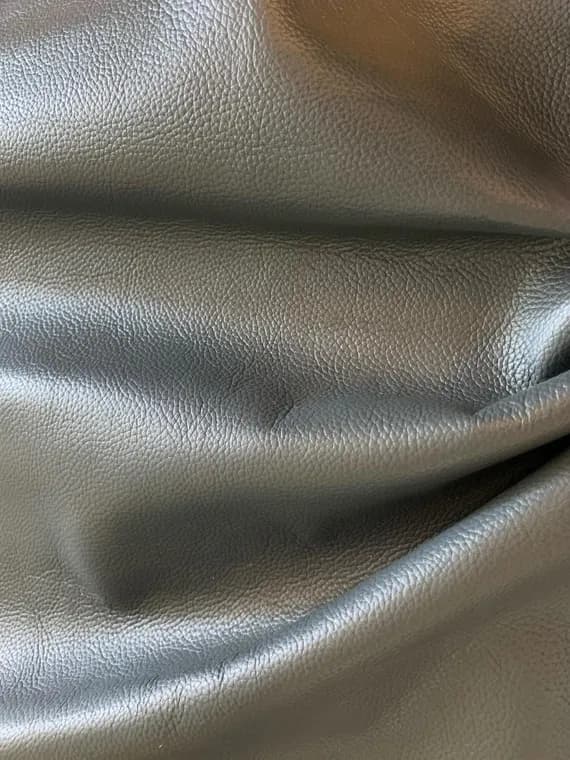 charcoal leather - Dark Charcoal Gray Cow Hide Leather Hide 6 Square Feet