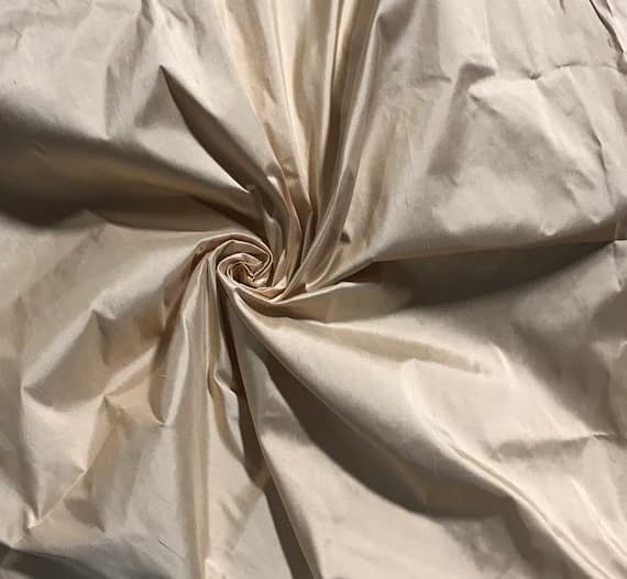 peach dupioni fabric - Light Peach - Silk Dupioni Fabric