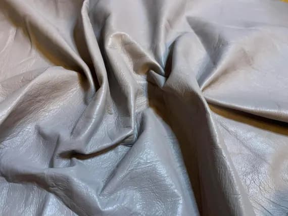 taupe leather - Taupe Gray Lambskin Leather Whole Hide 6 Square Feet