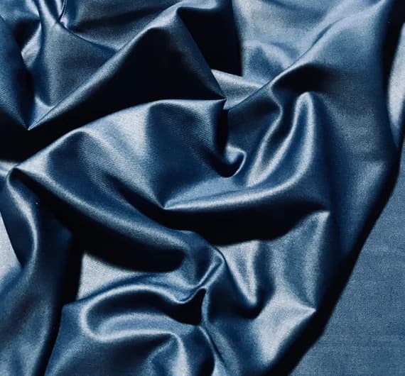 blue twill fabric - Lapis Blue - Rayon Gabardine Fabric