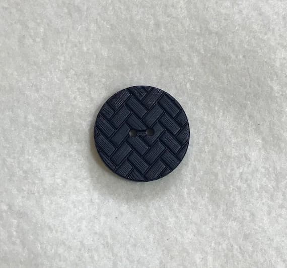 navy none - Set of 2 Navy Blue Chevron Herringbone Plastic Button - Dill Buttons Brand (3 Sizes to Choose From)