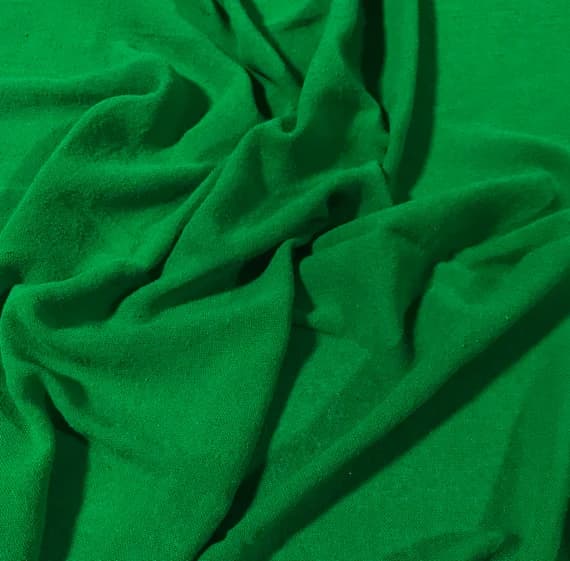 kelly noil fabric - Bright KELLY GREEN Hand Dyed Raw Silk Gauze NOIL Fabric
