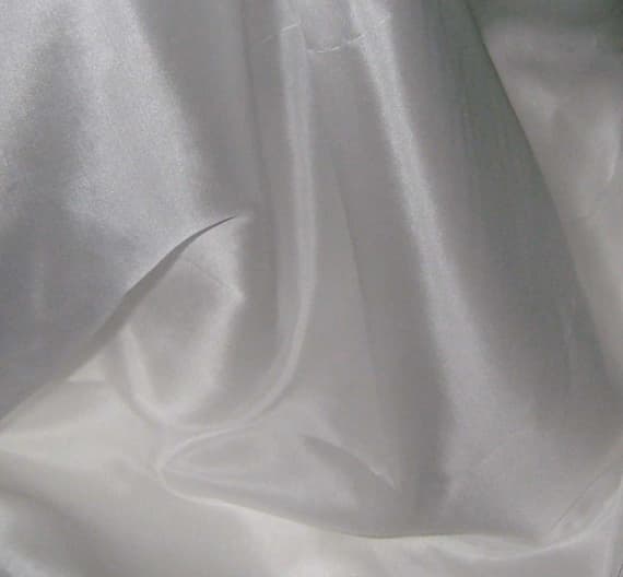 white habotai fabric - 5mm 100% Silk HABOTAI Fabric - White - 45" wide