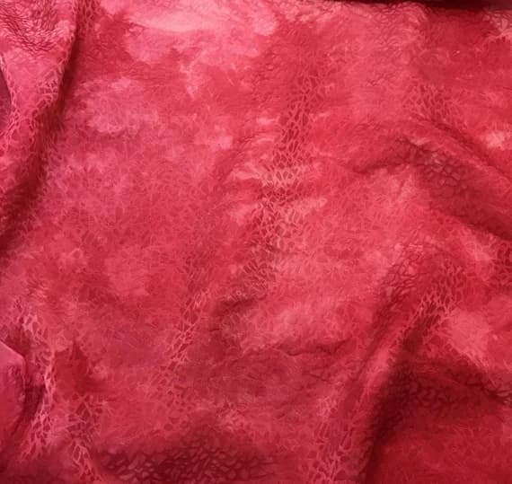 fuchsia silk fabric - Hand Dyed Fuchsia Pink PEBBLES - Silk Jacquard Fabric - 44" wide