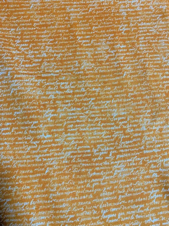 orange cotton fabric - Wicked Words on Orange - Wicked - by Nina Djuric for Northcott Fabrics