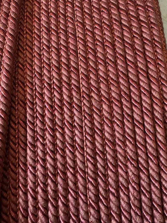 rust none - Rust Red Lip Cord Braid Gimp Trim 3/8" wide x 2 Yard increments