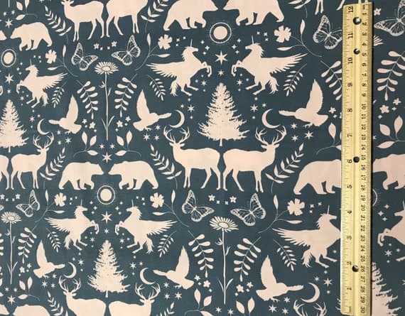 cotton fabric - Mirror Lake Moonlit - Art Gallery Cotton Fabric
