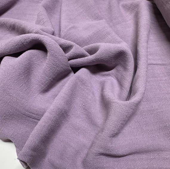 lavender linen fabric - Dusty Lavender Super Soft Linen & Rayon Blend Fabric