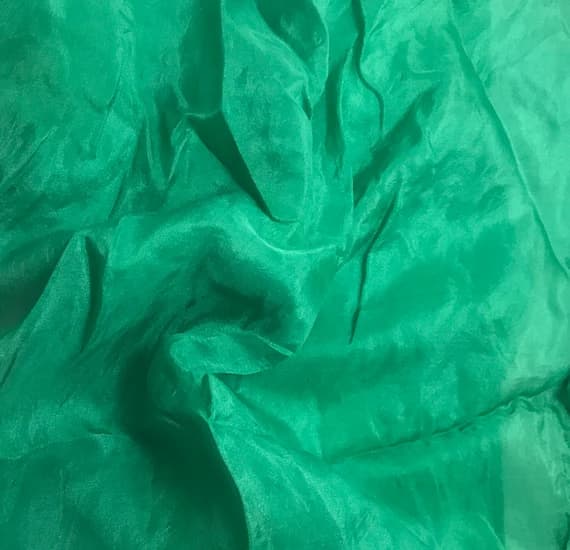 emerald habotai fabric - Hand Dyed Emerald Green China Silk HABOTAI Fabric