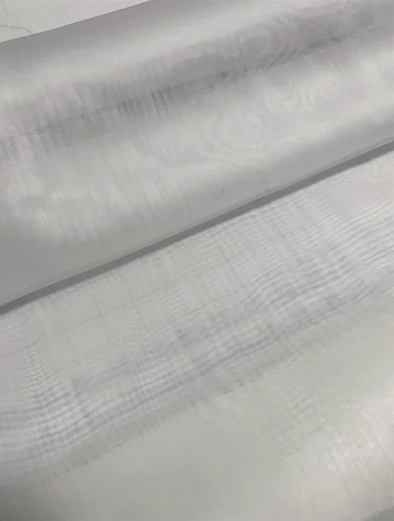 white organza fabric - Spechler-Vogel Fabric - Swiss Organdy Pima Cotton - White