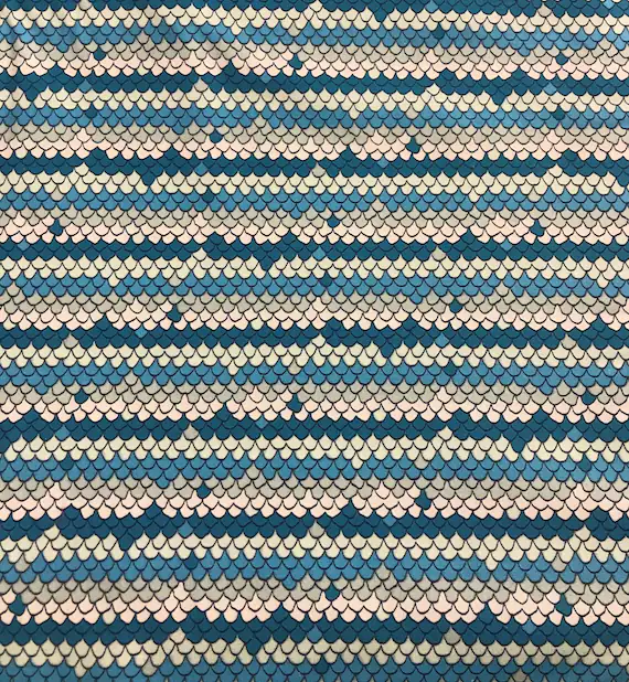 blue cotton fabric - Catch & Release - Blue Reflectors - Art Gallery Cotton Fabric