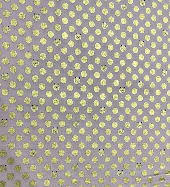 pink cotton fabric - Fox Farm Dots Pink Sparkle - Riley Blake Cotton Fabric