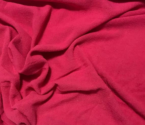 fuchsia noil fabric - FUCHSIA PINK Hand Dyed Raw Silk Gauze NOIL Fabric
