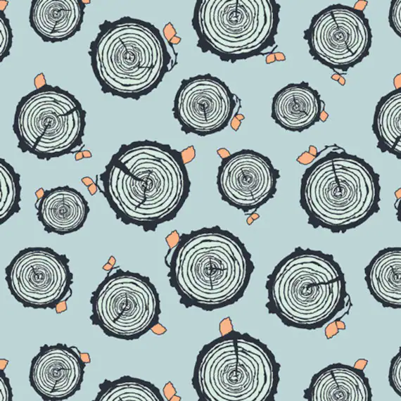 cotton fabric - Rooted Forester - Little Forester - By Maureen Cracknell for Art Gallery Fabrics 100% Cotton Fabric