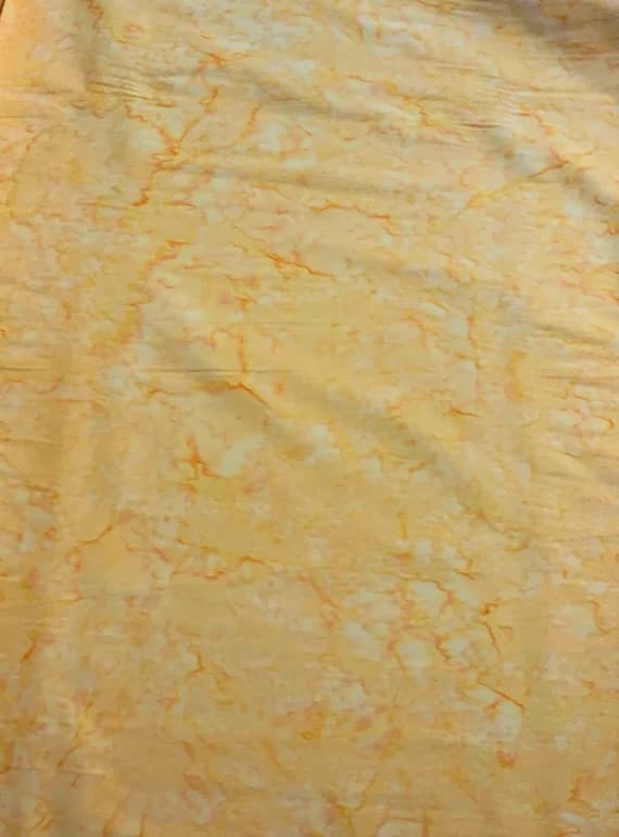 yellow cotton fabric - Daffodil Yellow Shadows - Banyan Batik Tone on Tone 100% Cotton Fabric