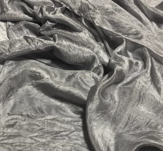 gray habotai fabric - Hand Dyed PEARL GRAY China Silk HABOTAI Fabric