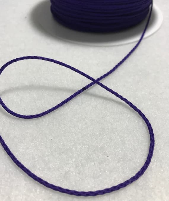 royal none - ROYAL PURPLE French Fine Cord Trim Made in France (1mm) 5 Yards