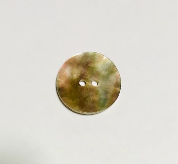 brown none - Light Brown Natural Pearl Button - Dill Buttons Brand (3 Sizes to Choose From)