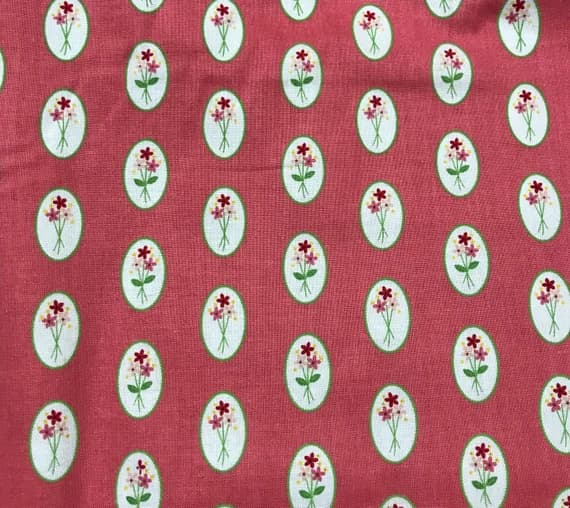 pink cotton fabric - Vintage Adventure Cameo Pink - Riley Blake Cotton Fabric
