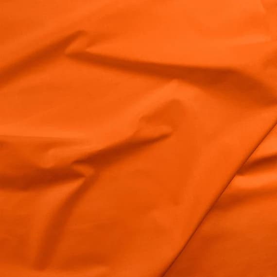 orange cotton fabric - 100% Cotton Basecloth Broadcloth Solid - Carrot Orange - Paintbrush Studio Fabrics