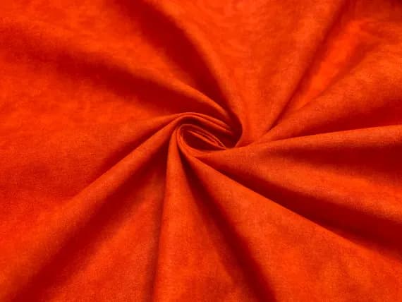 orange cotton fabric - Tonal Pumpkin Orange - Cloud 9 Cotton Fabric